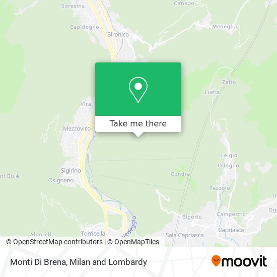 Monti Di Brena map