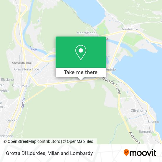 Grotta Di Lourdes map