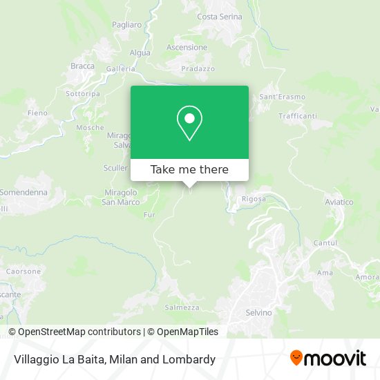 Villaggio La Baita map