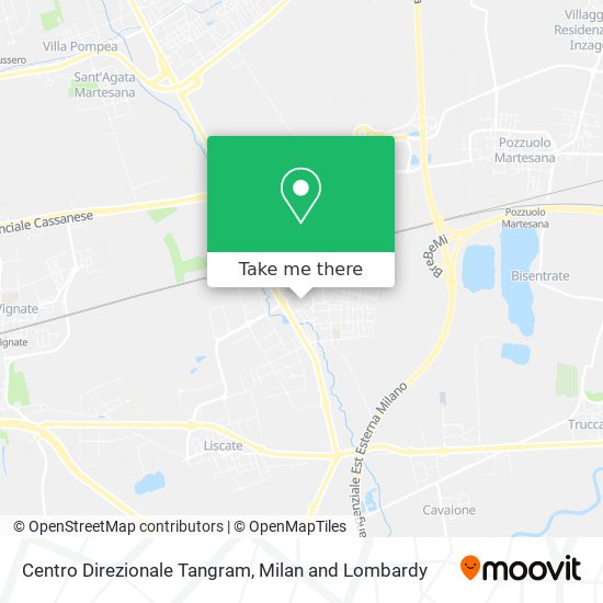 Centro Direzionale Tangram map