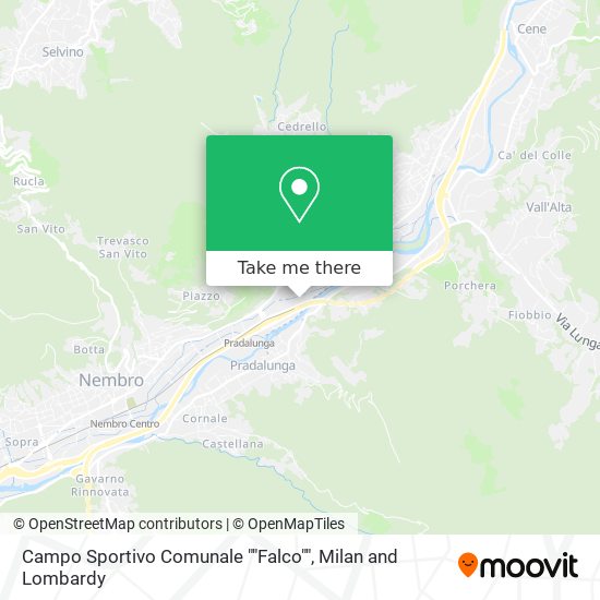 Campo Sportivo Comunale ""Falco"" map