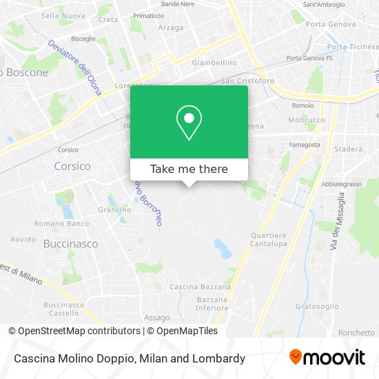 Cascina Molino Doppio map