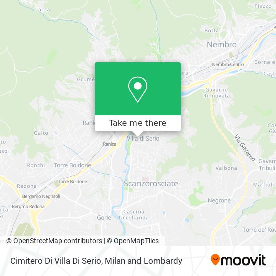 Cimitero Di Villa Di Serio map