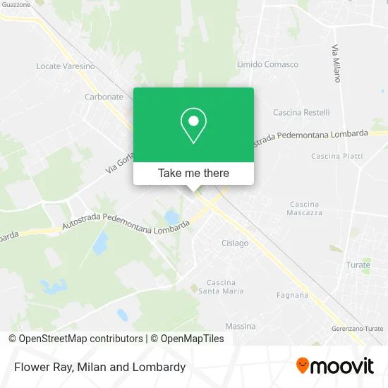 Flower Ray map