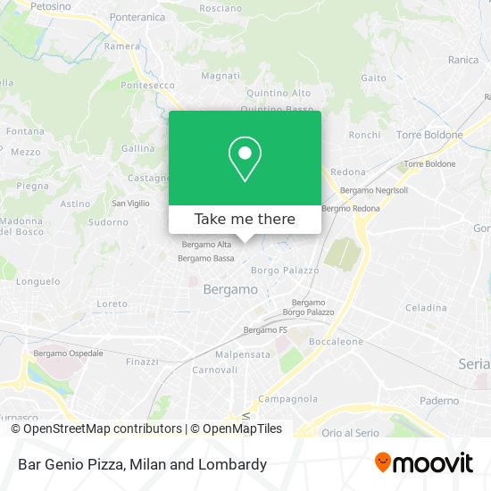 Bar Genio Pizza map