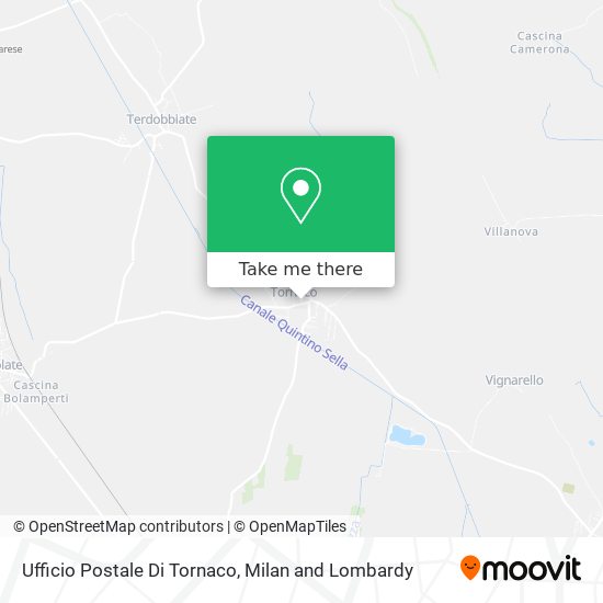 Ufficio Postale Di Tornaco map