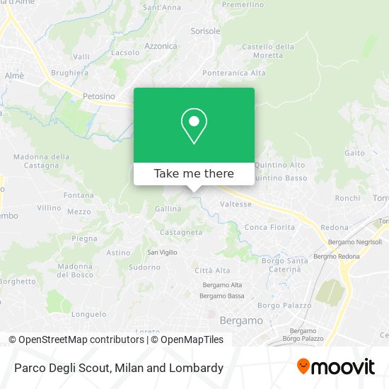 Parco Degli Scout map
