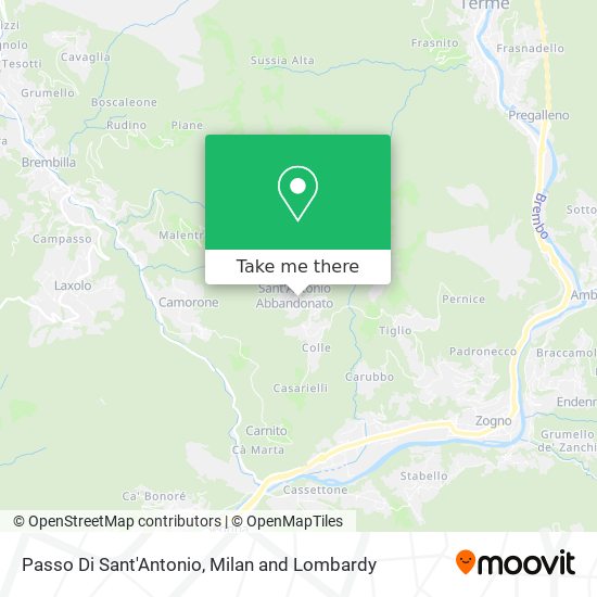 Passo Di Sant'Antonio map
