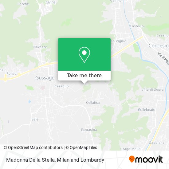 Madonna Della Stella map