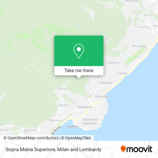 Sopra Maina Superiore map