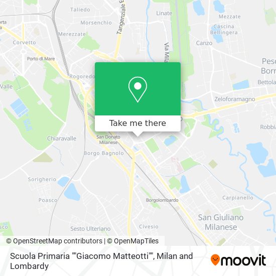 Scuola Primaria ""Giacomo Matteotti"" map