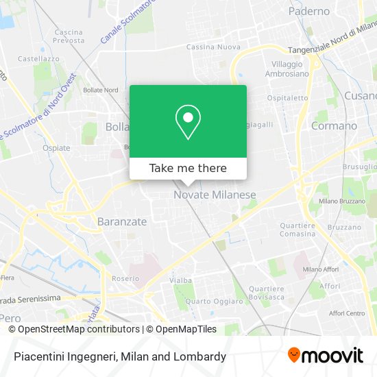 Piacentini Ingegneri map