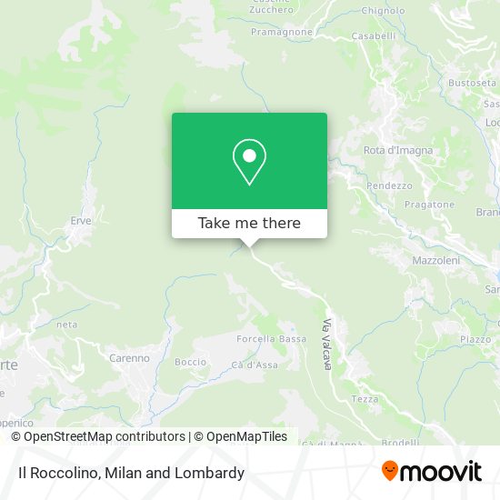 Il Roccolino map