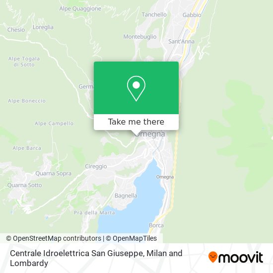 Centrale Idroelettrica San Giuseppe map