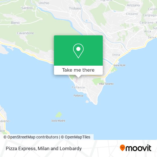 Pizza Express map