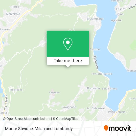 Monte Stivione map