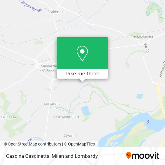 Cascina Cascinetta map
