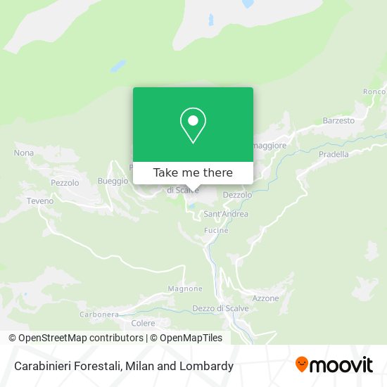 Carabinieri Forestali map