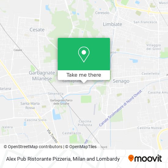 Alex Pub Ristorante Pizzeria map