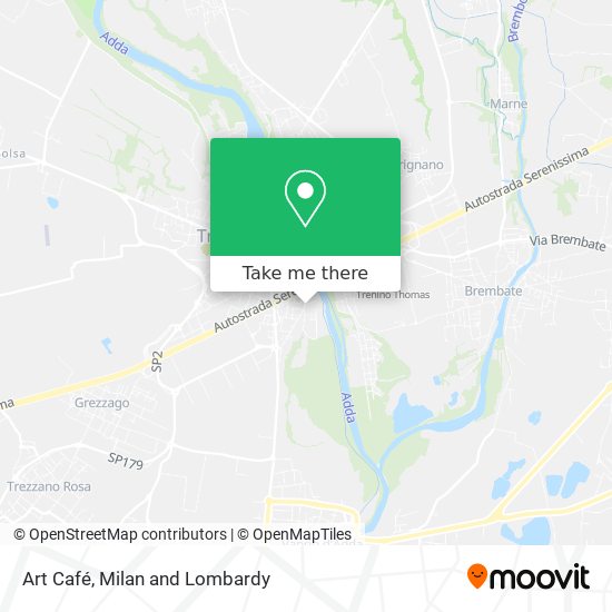 Art Café map