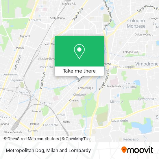 Metropolitan Dog map