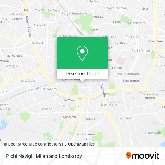 Pichi Navigli map