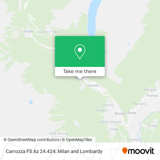 Carrozza FS Az 24.424 map