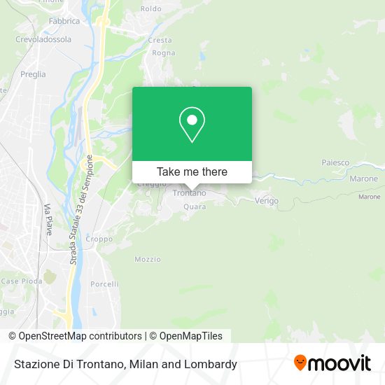 Stazione Di Trontano map
