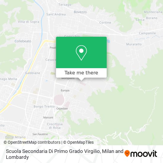 Scuola Secondaria Di Primo Grado Virgilio map