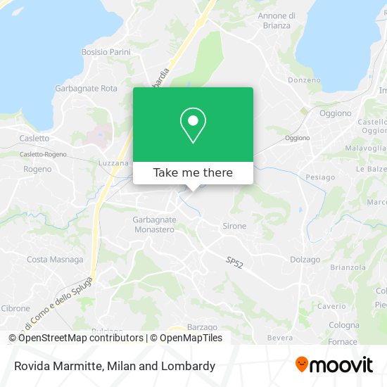 Rovida Marmitte map