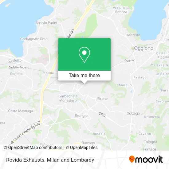 Rovida Exhausts map