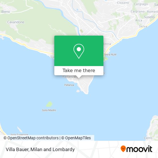 Villa Bauer map
