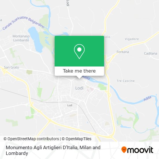 Monumento Agli Artiglieri D’Italia map