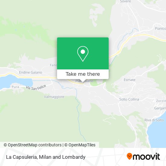 La Capsuleria map