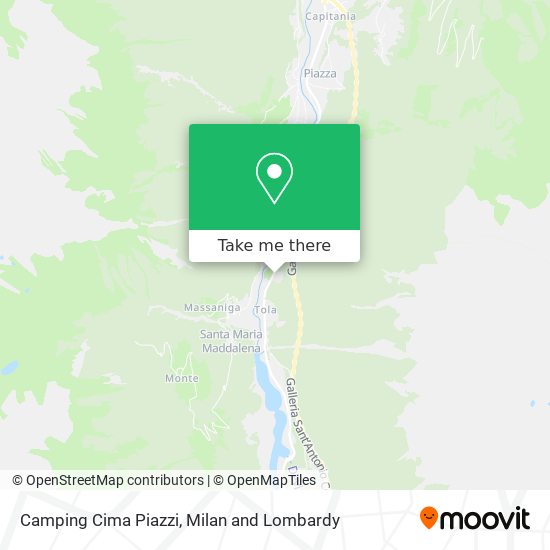 Camping Cima Piazzi map