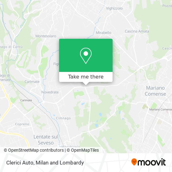 Clerici Auto map