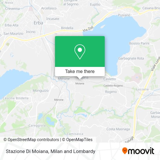 Stazione Di Moiana map