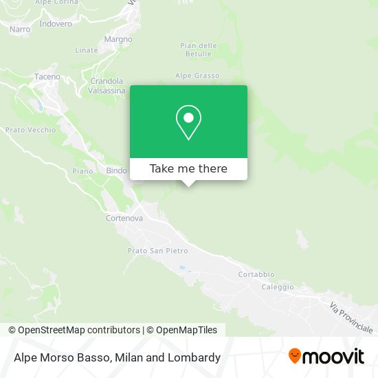 Alpe Morso Basso map