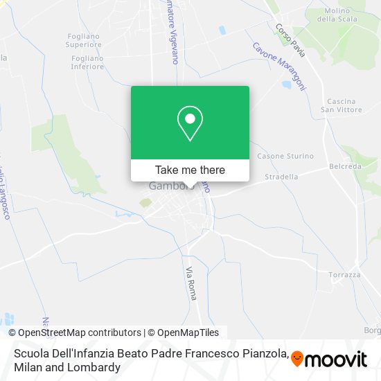 Scuola Dell'Infanzia Beato Padre Francesco Pianzola map