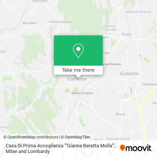 Casa Di Prima Accoglienza ""Gianna Beretta Molla"" map