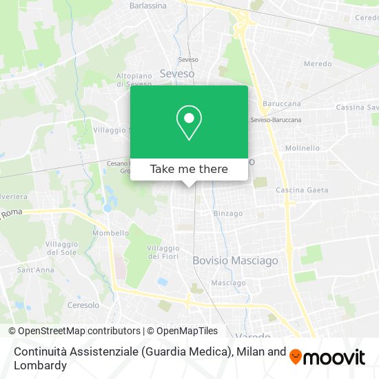 Continuità Assistenziale  (Guardia Medica) map