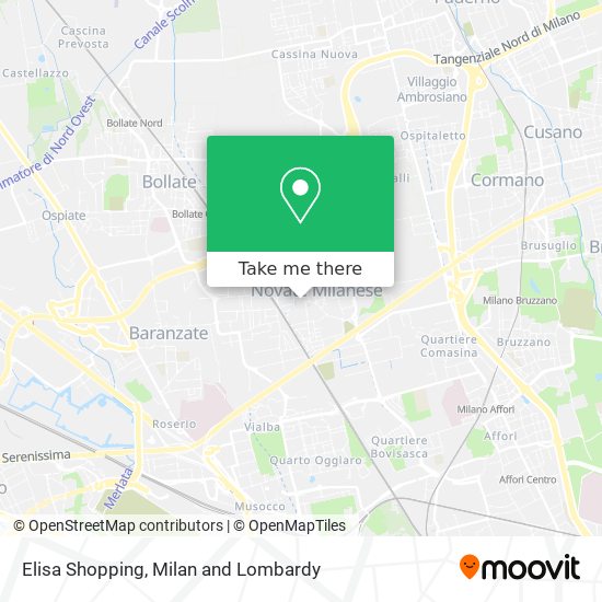 Elisa Shopping map