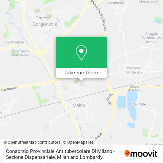 Consorzio Provinciale Antitubercolare Di Milano - Sezione Dispensariale map