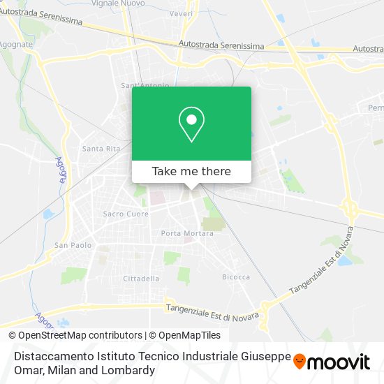 Distaccamento Istituto Tecnico Industriale Giuseppe Omar map