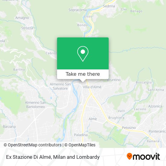 Ex Stazione Di Almé map