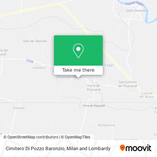 Cimitero Di Pozzo Baronzio map