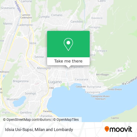 Idsia Usi-Supsi map
