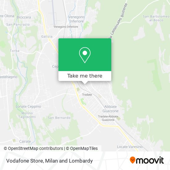 Vodafone Store map