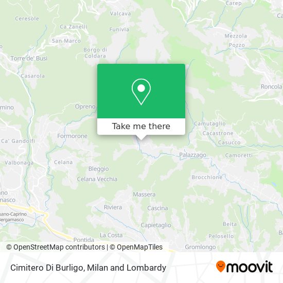Cimitero Di Burligo map