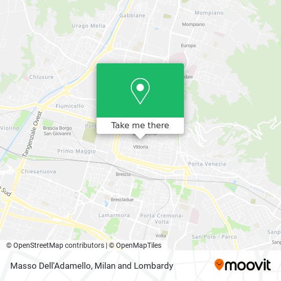 Masso Dell'Adamello map